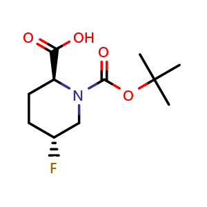 (2S,5R)-1-(tert-butoxycarbonyl)-5-fluoropiperidine-2-carboxylic acid