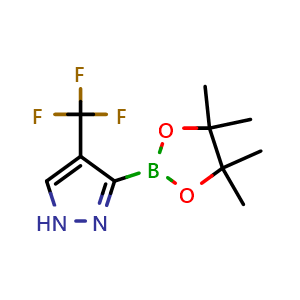 3-(4,4,5,5-tetramethyl-1,3,2-dioxaborolan-2-yl)-4-(trifluoromethyl)-1H-pyrazole