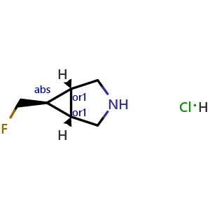exo-6-(fluoromethyl)-3-azabicyclo[3.1.0]hexane hydrochloride