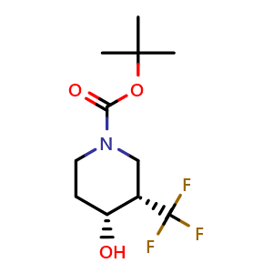 tert-butyl cis-4-hydroxy-3-(trifluoromethyl)piperidine-1-carboxylate