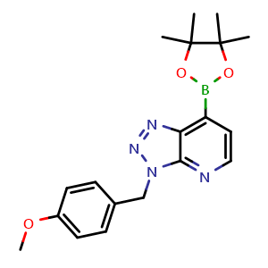 3-(4-methoxybenzyl)-7-(4,4,5,5-tetramethyl-1,3,2-dioxaborolan-2-yl)-3H-[1,2,3]triazolo[4,5-b]pyridine