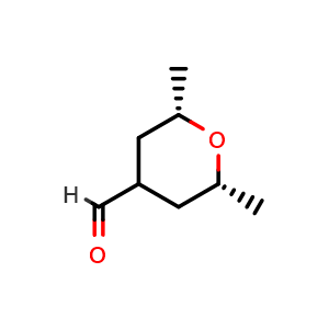(2R,6S)-2,6-dimethyltetrahydro-2H-pyran-4-carbaldehyde