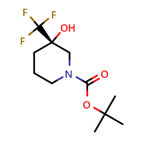 tert-butyl (S)-3-hydroxy-3-(trifluoromethyl)piperidine-1-carboxylate