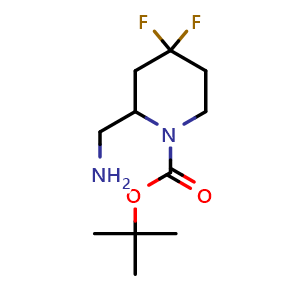 tert-butyl 2-(aminomethyl)-4,4-difluoropiperidine-1-carboxylate