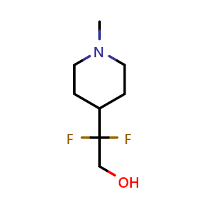 2,2-difluoro-2-(1-methylpiperidin-4-yl)ethan-1-ol