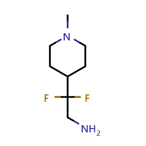 2,2-difluoro-2-(1-methylpiperidin-4-yl)ethan-1-amine