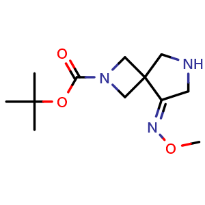 tert-butyl (Z)-8-(methoxyimino)-2,6-diazaspiro[3.4]octane-2-carboxylate
