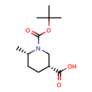 (3R,6S)-1-(tert-butoxycarbonyl)-6-methylpiperidine-3-carboxylic acid