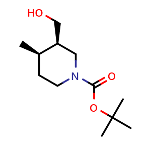 tert-butyl (3R,4R)-3-(hydroxymethyl)-4-methylpiperidine-1-carboxylate