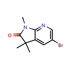 5-bromo-1,3,3-trimethyl-1,3-dihydro-2H-pyrrolo[2,3-b]pyridin-2-one