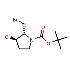 tert-butyl (2R,3R)-2-(bromomethyl)-3-hydroxypyrrolidine-1-carboxylate