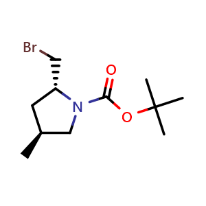 tert-butyl (2R,4S)-2-(bromomethyl)-4-methylpyrrolidine-1-carboxylate