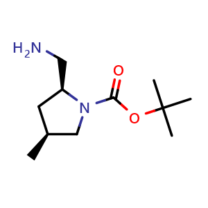 tert-butyl (2S,4S)-2-(aminomethyl)-4-methylpyrrolidine-1-carboxylate