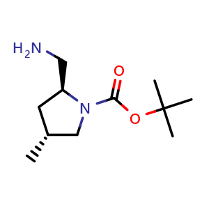tert-butyl (2S,4R)-2-(aminomethyl)-4-methylpyrrolidine-1-carboxylate