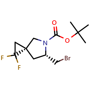 tert-butyl (3R,6S)-6-(bromomethyl)-1,1-difluoro-5-azaspiro[2.4]heptane-5-carboxylate