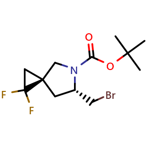 tert-butyl (3S,6S)-6-(bromomethyl)-1,1-difluoro-5-azaspiro[2.4]heptane-5-carboxylate