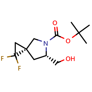 tert-butyl (3R,6S)-1,1-difluoro-6-(hydroxymethyl)-5-azaspiro[2.4]heptane-5-carboxylate