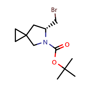 tert-butyl (R)-6-(bromomethyl)-5-azaspiro[2.4]heptane-5-carboxylate