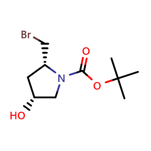 tert-butyl (2R,4R)-2-(bromomethyl)-4-hydroxypyrrolidine-1-carboxylate