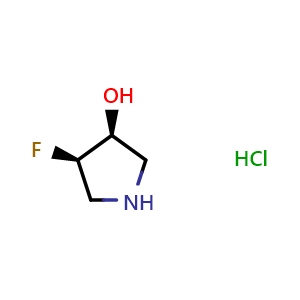 (3S,4R)-4-fluoropyrrolidin-3-ol hydrochloride