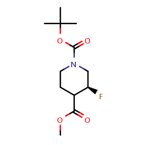 1-(tert-butyl) 4-methyl (3S)-3-fluoropiperidine-1,4-dicarboxylate