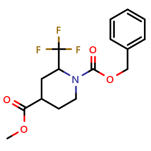1-benzyl 4-methyl 2-(trifluoromethyl)piperidine-1,4-dicarboxylate