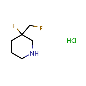 3-fluoro-3-(fluoromethyl)piperidine hydrochloride