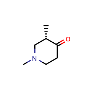 Chemical structure of (S)-1,3-dimethylpiperidin-4-one , CAS 1527494-96-7, AChemBlock Q65017