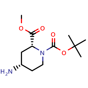 1-(tert-butyl) 2-methyl (2R,4S)-4-aminopiperidine-1,2-dicarboxylate
