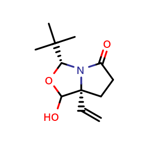 (3R,7aR)-3-(tert-butyl)-1-hydroxy-7a-vinyltetrahydro-3H,5H-pyrrolo[1,2-c]oxazol-5-one