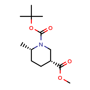 1-(tert-butyl) 3-methyl (3R,6S)-6-methylpiperidine-1,3-dicarboxylate