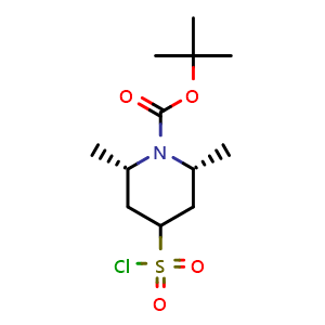 tert-butyl (2S,6R)-4-(chlorosulfonyl)-2,6-dimethylpiperidine-1-carboxylate