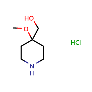 (4-methoxypiperidin-4-yl)methanol hydrochloride