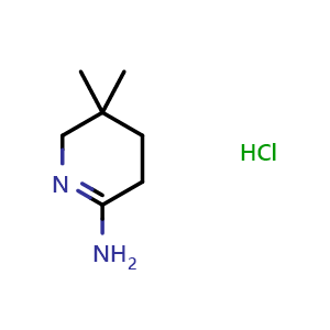 5,5-dimethyl-3,4,5,6-tetrahydropyridin-2-amine hydrochloride