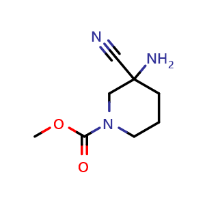 methyl 3-amino-3-cyanopiperidine-1-carboxylate