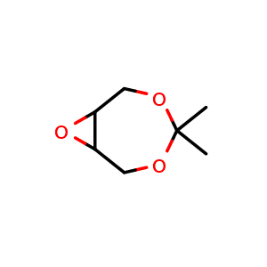 Chemical structure of 4,4-dimethyl-3,5,8-trioxabicyclo[5.1.0]octane , CAS 57280-22-5, AChemBlock Q65334