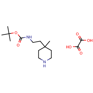tert-butyl (2-(4-methylpiperidin-4-yl)ethyl)carbamate oxalate