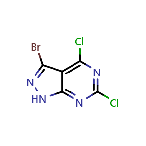 3-bromo-4,6-dichloro-1H-pyrazolo[3,4-d]pyrimidine