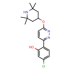 5-chloro-2-(6-((2,2,6,6-tetramethylpiperidin-4-yl)oxy)pyridazin-3-yl)phenol