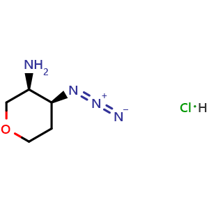 (3S,4S)-4-azidotetrahydro-2H-pyran-3-amine hydrochloride