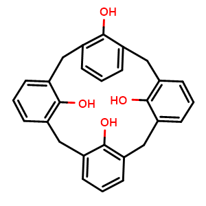 1,3,5,7(1,3)-tetrabenzenacyclooctaphane-12,32,52,72-tetraol