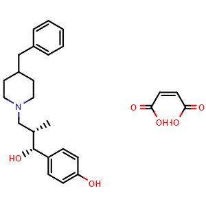 Chemical structure of Ro 25-6981 Maleate , CAS 1312991-76-6, AChemBlock Q65536