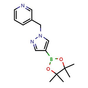 3-((4-(4,4,5,5-tetramethyl-1,3,2-dioxaborolan-2-yl)-1H-pyrazol-1-yl)methyl)pyridine