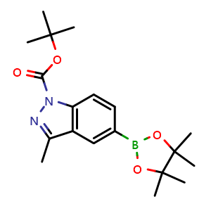 tert-butyl 3-methyl-5-(4,4,5,5-tetramethyl-1,3,2-dioxaborolan-2-yl)-1H-indazole-1-carboxylate