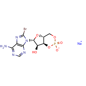 sodium (4aR,6R,7R,7aS)-6-(6-amino-8-bromo-9H-purin-9-yl)-7-hydroxytetrahydro-4H-furo[3,2-d][1,3,2]dioxaphosphinin-2-olate 2-oxide