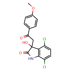 4,7-dichloro-3-hydroxy-3-(2-(4-methoxyphenyl)-2-oxoethyl)indolin-2-one