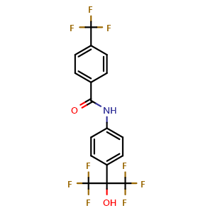 N-(4-(1,1,1,3,3,3-hexafluoro-2-hydroxypropan-2-yl)phenyl)-4-(trifluoromethyl)benzamide