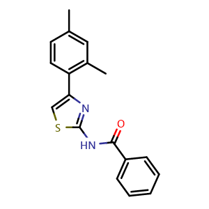 N-(4-(2,4-dimethylphenyl)thiazol-2-yl)benzamide