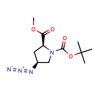 1-(tert-butyl) 2-methyl (2S,4S)-4-azidopyrrolidine-1,2-dicarboxylate