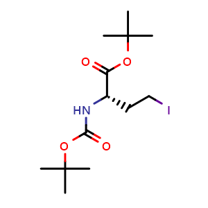 tert-butyl (S)-2-((tert-butoxycarbonyl)amino)-4-iodobutanoate